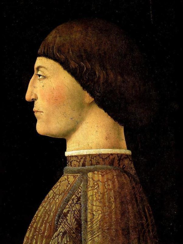 Piero della Francesca Sigismondo Pandolfo oil painting image